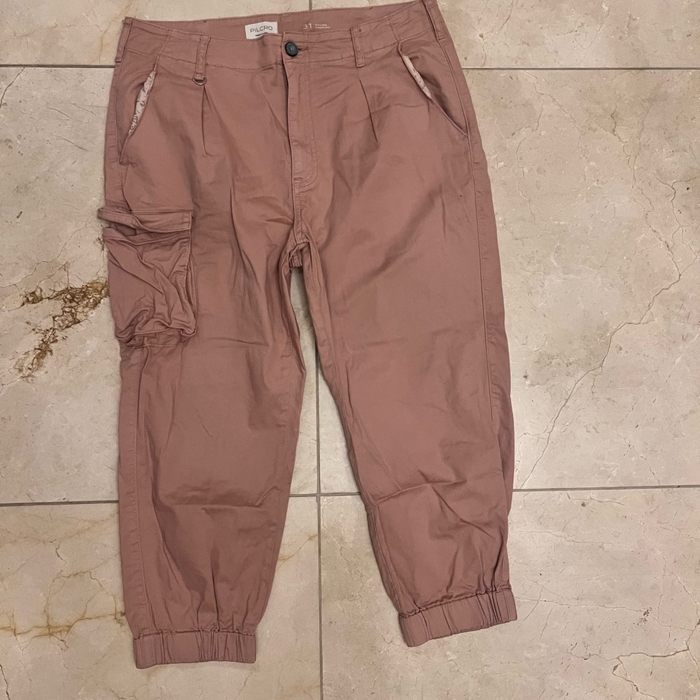 Anthropolgie Pilcro Dusty Pink Cargo Pants 31